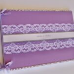 Livre d'or mariage thème dentelle