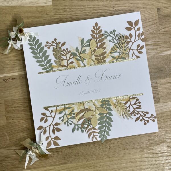 Livre d'or mariage création personnalisée