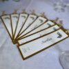 marque-page avec prénom invité mariage
