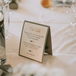 menu chevalet
