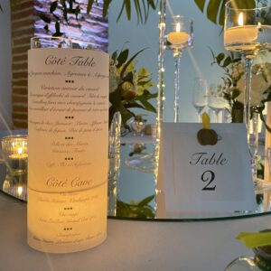 menu photophore