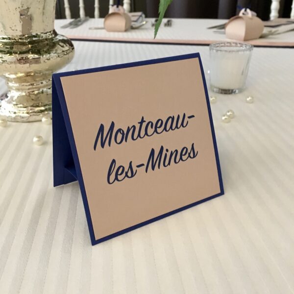 nom de table destination