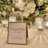nom de table mariage raffiné