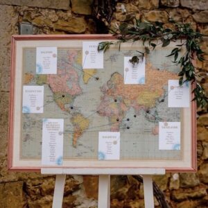 plan de table mappemonde