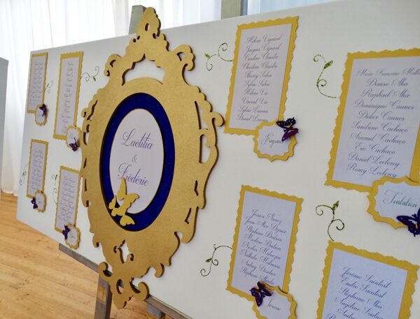 plan de table mariage thème Lolita Lempika