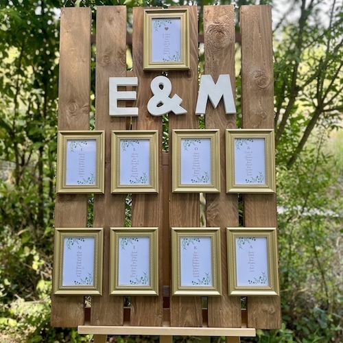 Plan de table mariage 