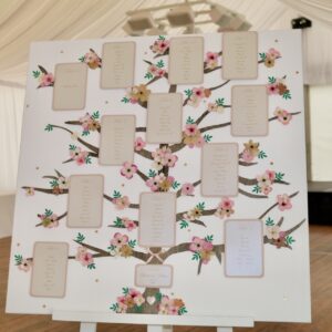 plan de table mariage création artistique