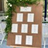 Plan de table mariage champêtre chic