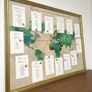 plan de table mariage plages dans le monde
