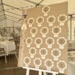 Plan de table mariage toile de jute