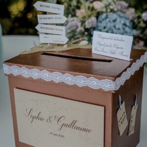 Urne mariage terracotta