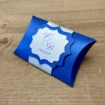 jolie boite dragées mariage bleu