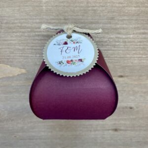 cadeau invité couleur marsala