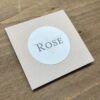 carte prénom invité mariage