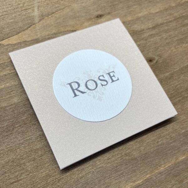 carte prénom invité mariage