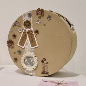 urne mariage shabby chic