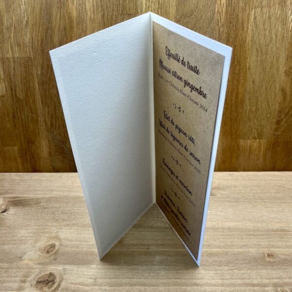 carte devenu mariage vintage chic
