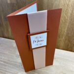 carte devenu mariage terracotta