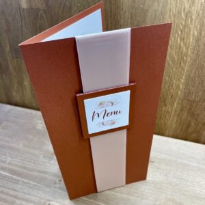carte devenu mariage terracotta