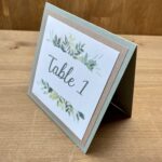 chevalet nom de table mariage