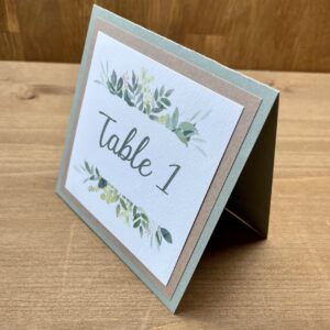 chevalet nom de table mariage