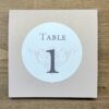 numéro de table mariage classe