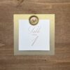 n° table cachet de cire