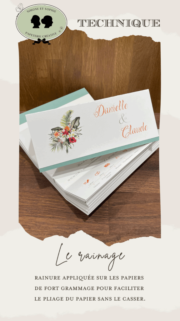 rainage papier