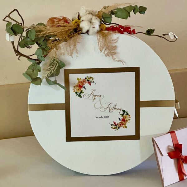 urne mariage création artisanale